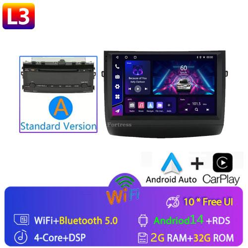 9''Android 14 Car Radio for Toyota Prius 20 2003-2009 GPS Head Unit Car Radio Multimedia Video Player Wifi 8+128G Carplay