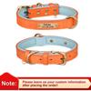 Custom Leather Dog Collar Soft Padded Dog Collars Personalized Pet ID Necklace Free Engraved Name Paw For Small Medium Dogs Pug