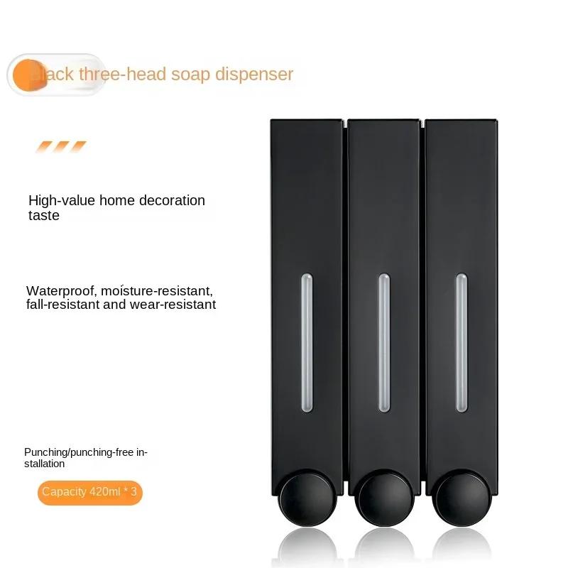 Neuer Stil 420ML Hotelküche Badezimmer Manueller Wandmontierter Seifenspender Duschgel Shampoo Presstyp Flüssigseife Zubehör