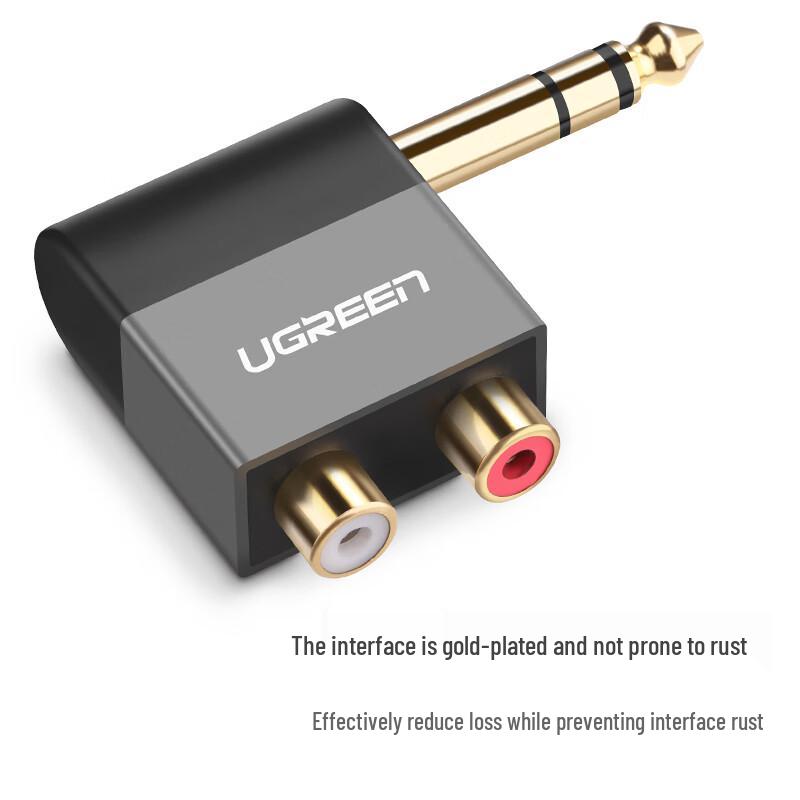 Ugreen 6.35mm Male to Dual RCA Female Audio Adapter