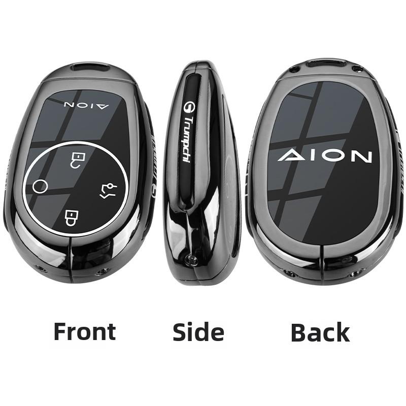 Car Remote Key Case Cover Shell Protector For Gac AION S PLUS New Energy Trumpchi Aion V Y LX 2023 GE3 GA3S Tyrannosaurus Rex PU