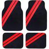 Car Floor Mats Front&Rear Black Rubber Fit for Dodge Challenger Charger Durango Avenger RAM Floor Mat