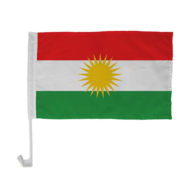 Kurdish Car Flag Kurdistan Car Waving Flag Kurdish Flag National Flag Decoration Collectible Gift 60X90cm