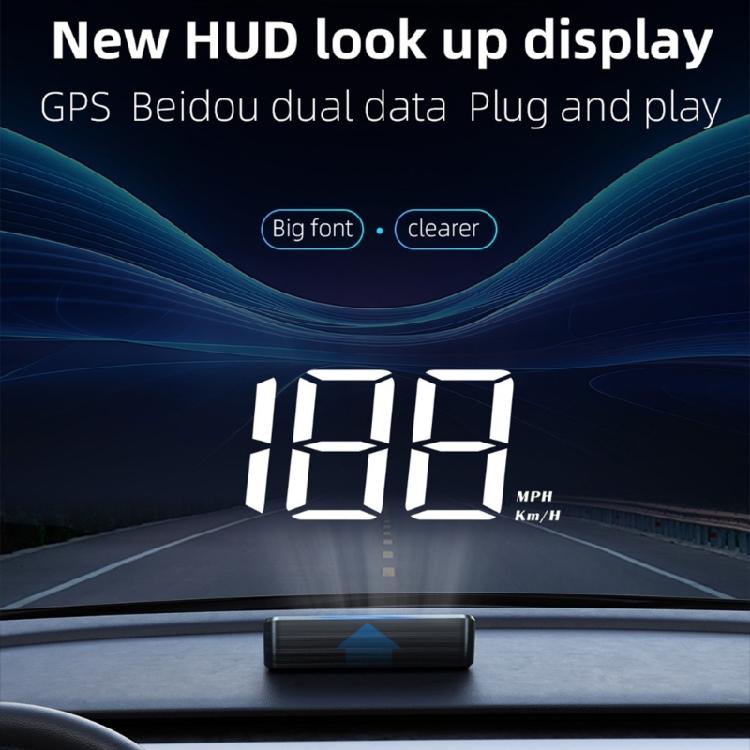 Fahrzeug Head-Up-Display Mit Genauer Navigation Und Echtzeit-Geschwindigkeitsinformationen Für Langstreckenfahrer Sicheres Fahren