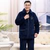 YUZHAOLIN Men's Thermal Quilted Pajama Set