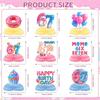 Colorful Six Seven Party Decor Ice Cream Theme 67 Honeycomb Ornaments  Birthday Party