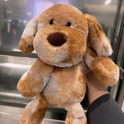 Tie-Dyed Dog Plush Toy Lying Down Puppy Dog Doll Throw Pillow Bed Doll Wedding