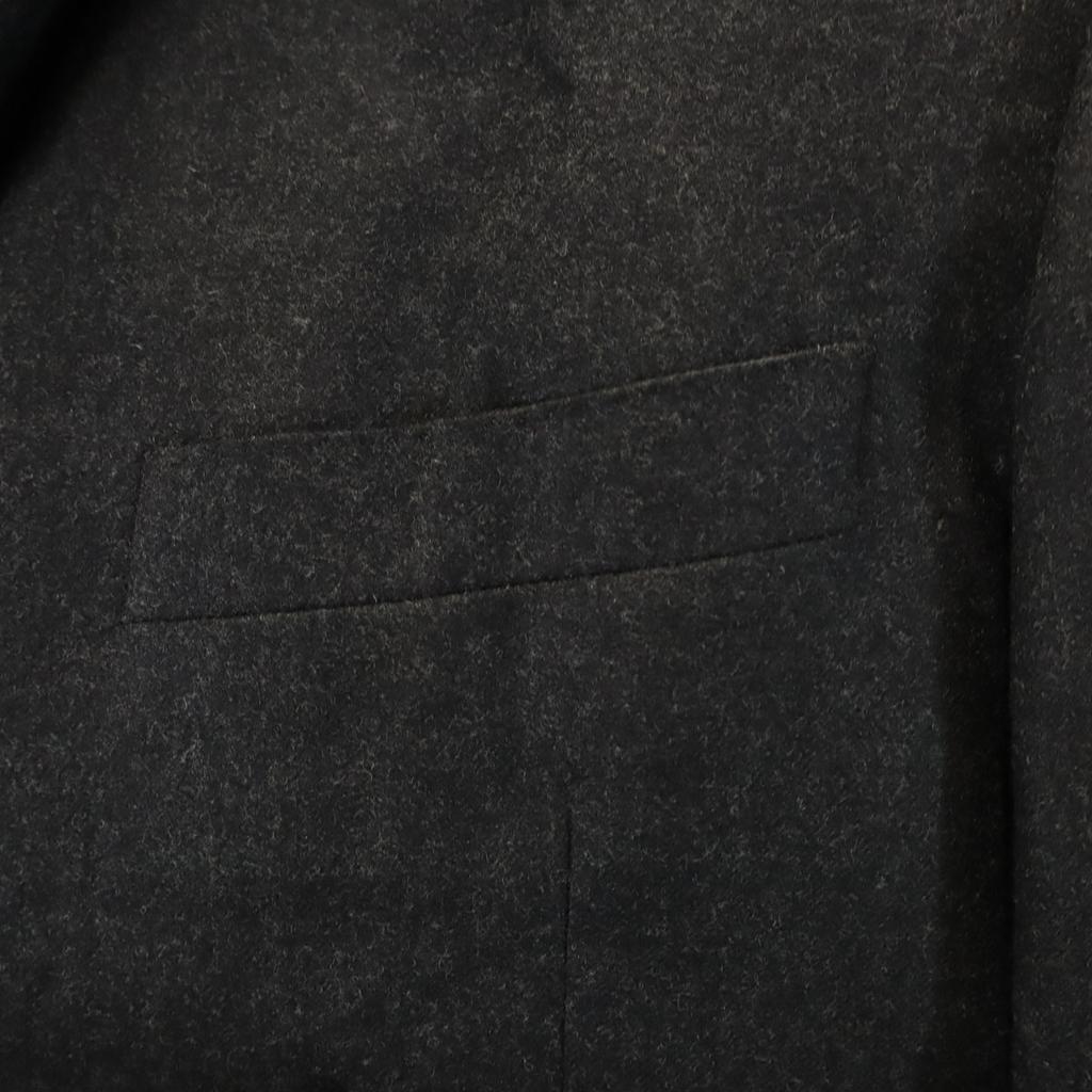 Fendi Made In Italy Double Tailored Jacket 50 Charcoal Gray Men's Used