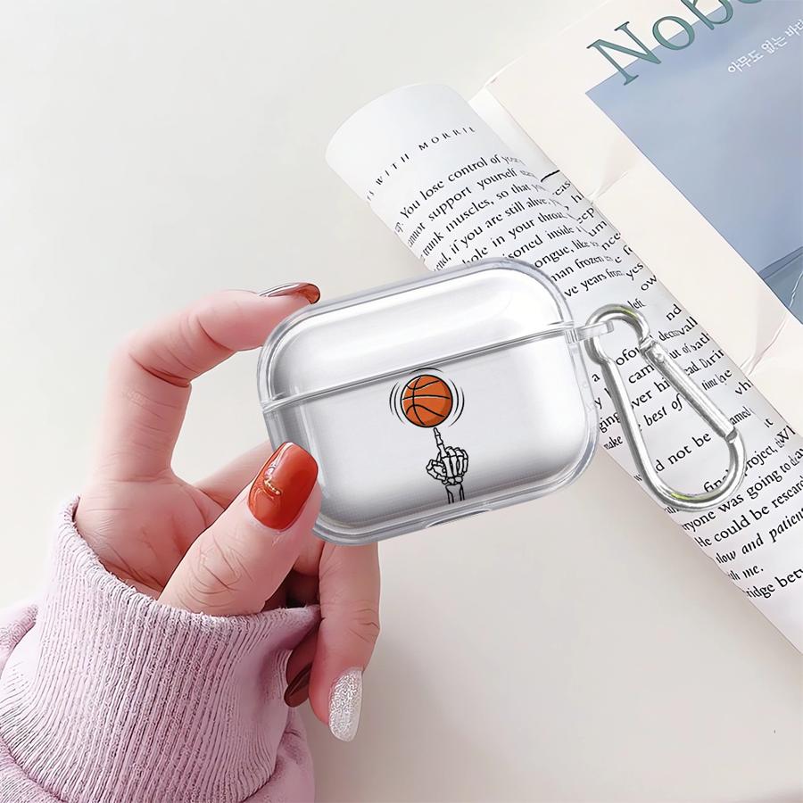 

Case For Airpods Pro3 Pro 1 2 4 3 Pro2 Clear Earphone Cases Cover Play Basketball Airpods Pro 2