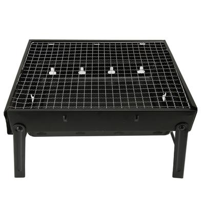 Katlanabilir Barbekü Izgarası Yüksek Sıcaklığa Dayanıklı Açık Hava Barbeküsü Kamp için Kömürlü Fırın Küçük Boy