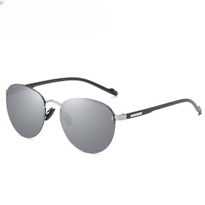 Fashion Polarized Sunglasses Round Rimless Sunglasses Prince TR Legs