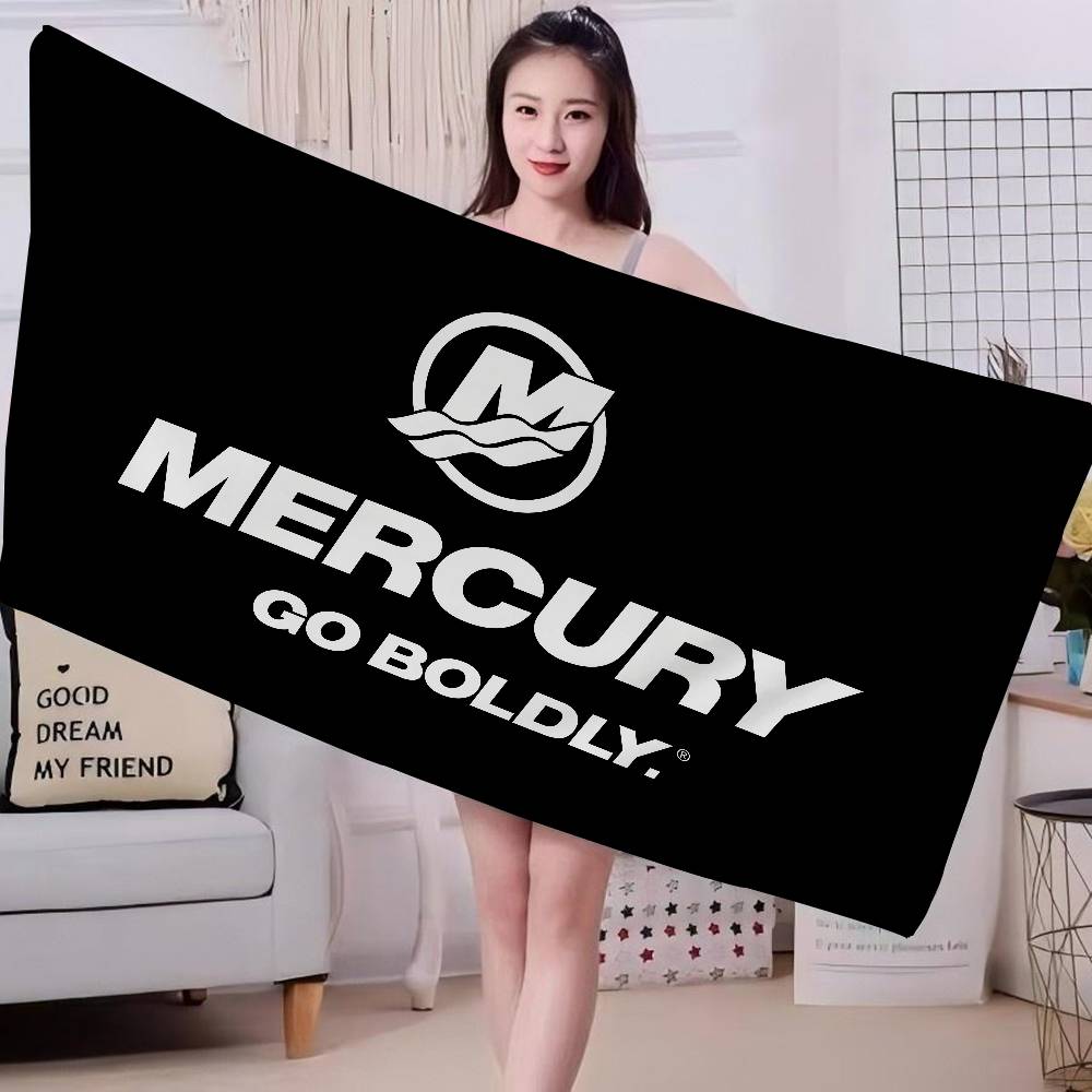M-Mercury Racing Microfiber Blanket Quick Drying Beach Towels Oversized Printing Super Absorbent Pool Towel Blanket