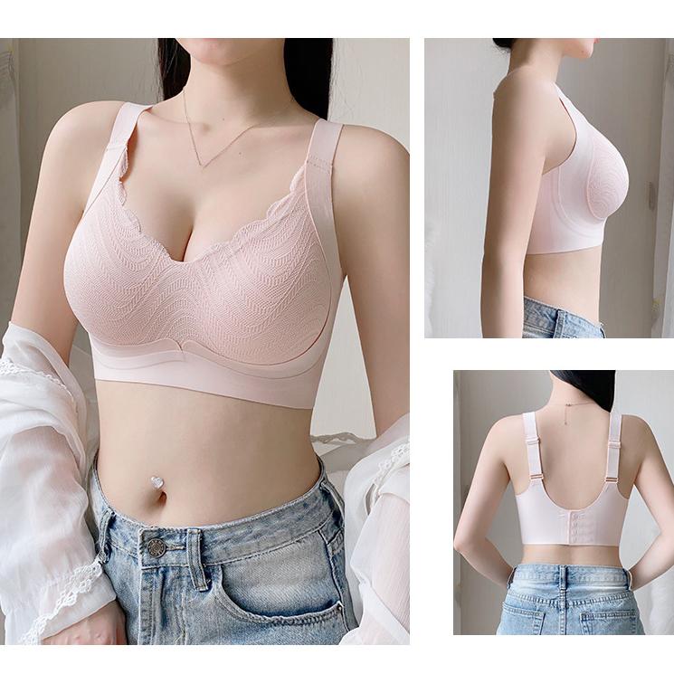 Large Size Lingerie for Women Seamless Sports Bra Anti Sagging Breast Collection and Gathering Bra