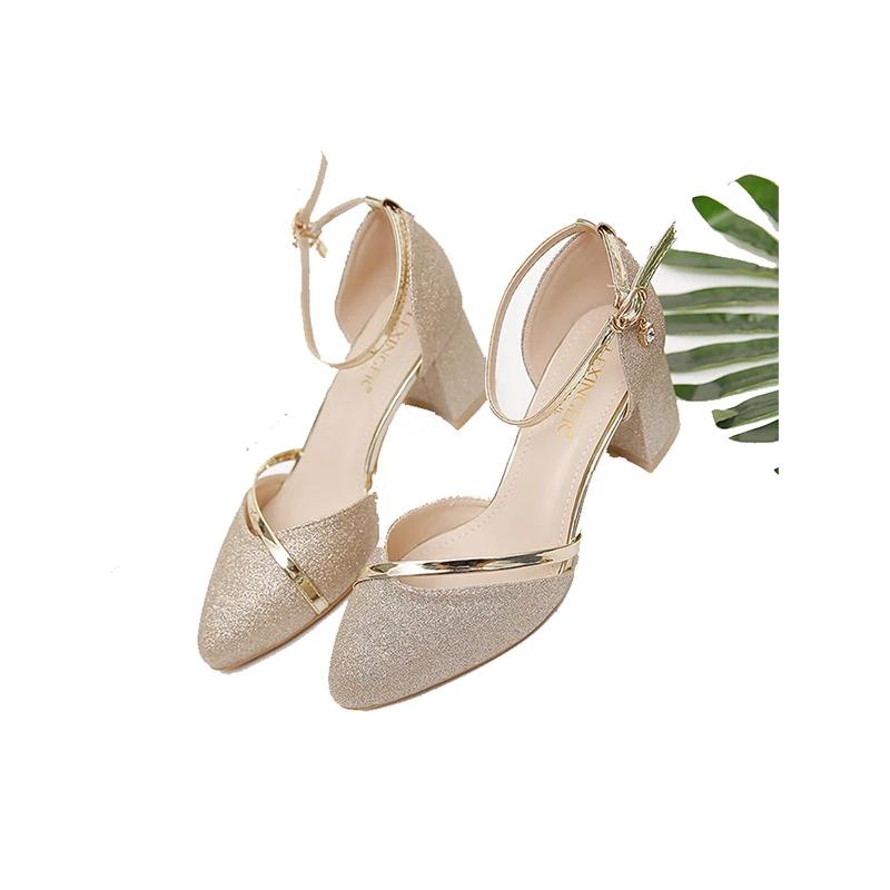 Women Casual Spring & Summer Clip High Quality High Heel Shoes Female Sexy Party Night Club Shoes Lady Cool Wedding Shoes 2024