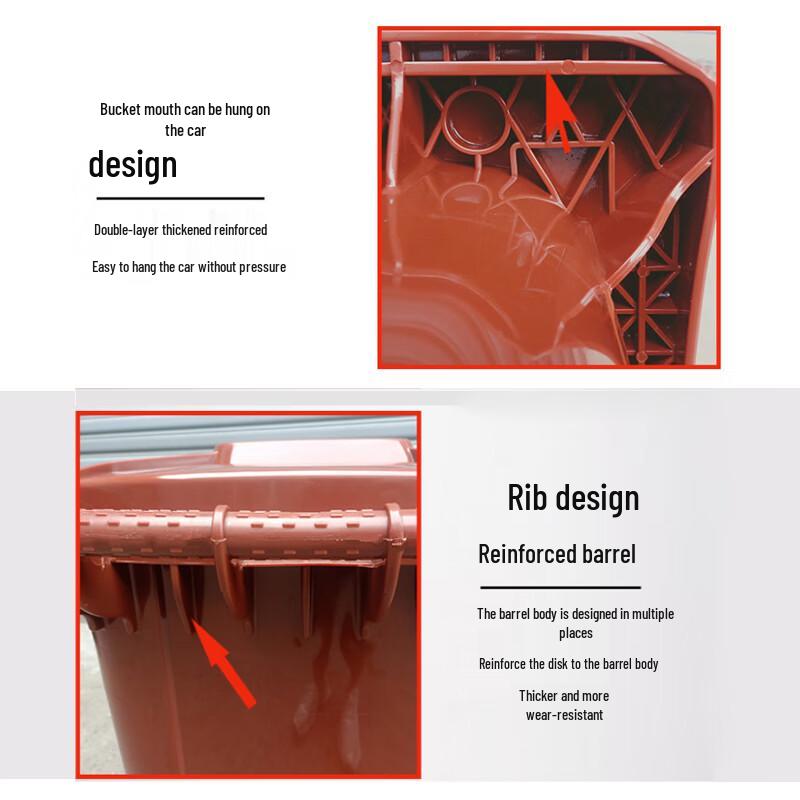 Guangli Xin Outdoor Dry Wet Sorting Trash Can