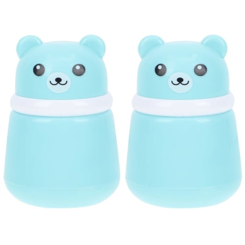 

Frcolor Baby Powder Puffs, Set of 2, Blue, Baby Powder Case, Empty Refillable Container, Makeup Powder Box, Baby & Kids Body Talcum Powder Puff, Baby