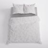 ZOE bedding set 220x200 cm - satin cotton, subtle floral pattern