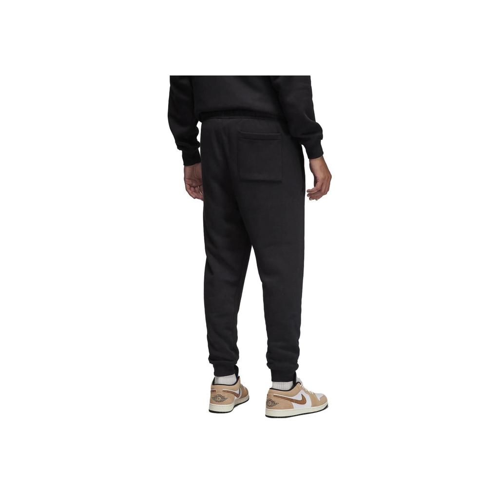 Jordan Essentials Logo Print Mid-Rise Drawstring Joggers Men Bottoms Black FD7345-011