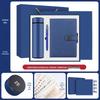 Luxury Business Gift Set: Insulated Cup, Umbrella, and Notebook with Custom Logo for Corporate Events