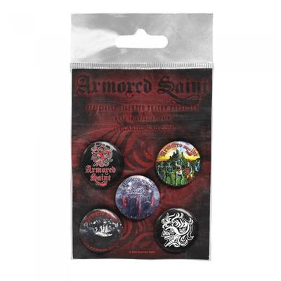Armored Saint Logo Badge Set (Pack of 5)