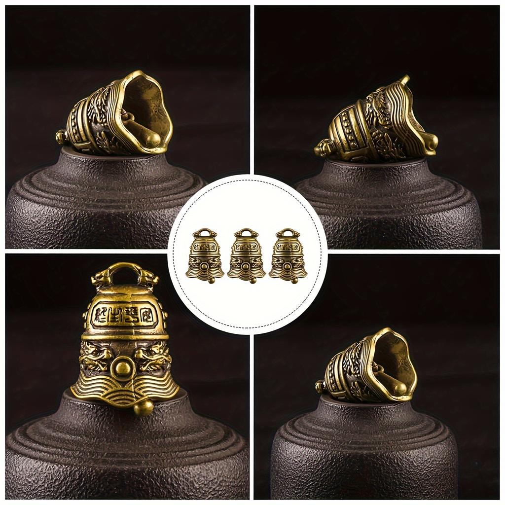 2pcs Bell Decoration Pendant Decor Hand Decor Retro Decor Unique Shape Bell Hanging Decor Retro Special Bell Pendant Decorative Bell Pendant Brass