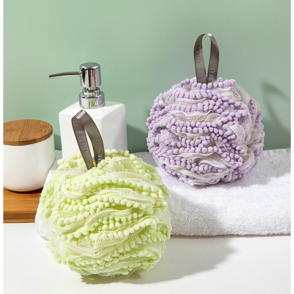 2pcs Cute Sparkling Lace Adult High End Home Bath Daily Necessities Rubbing Bath Flower Bath Ball,Bath Rubbing Hands Artifact