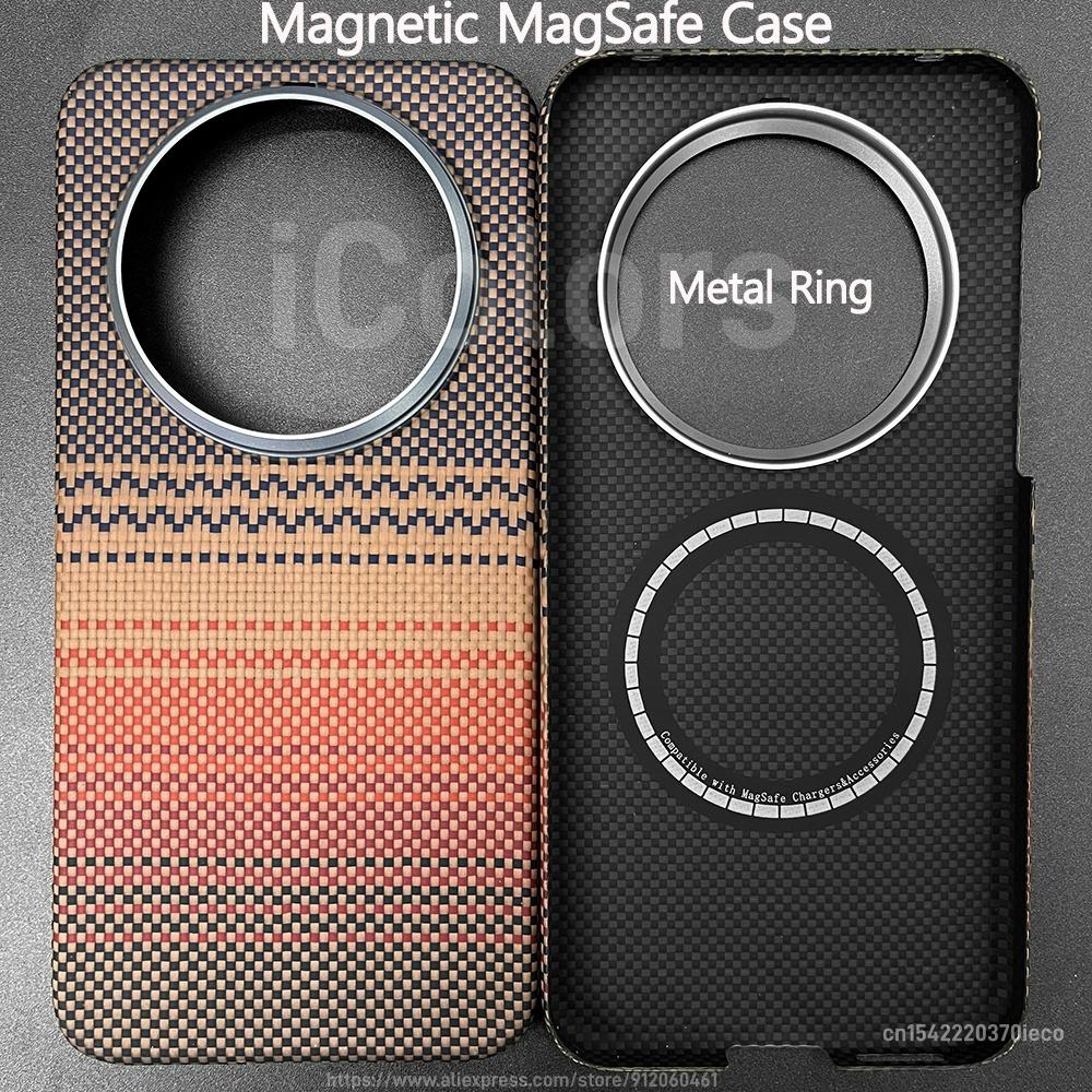 Magnetic MagSafe Case for Huawei Mate 80 Pro Max/80 Pro/80/80RS Aramid Carbon Fiber Case Ultra Thin Lightweight Protective Cover