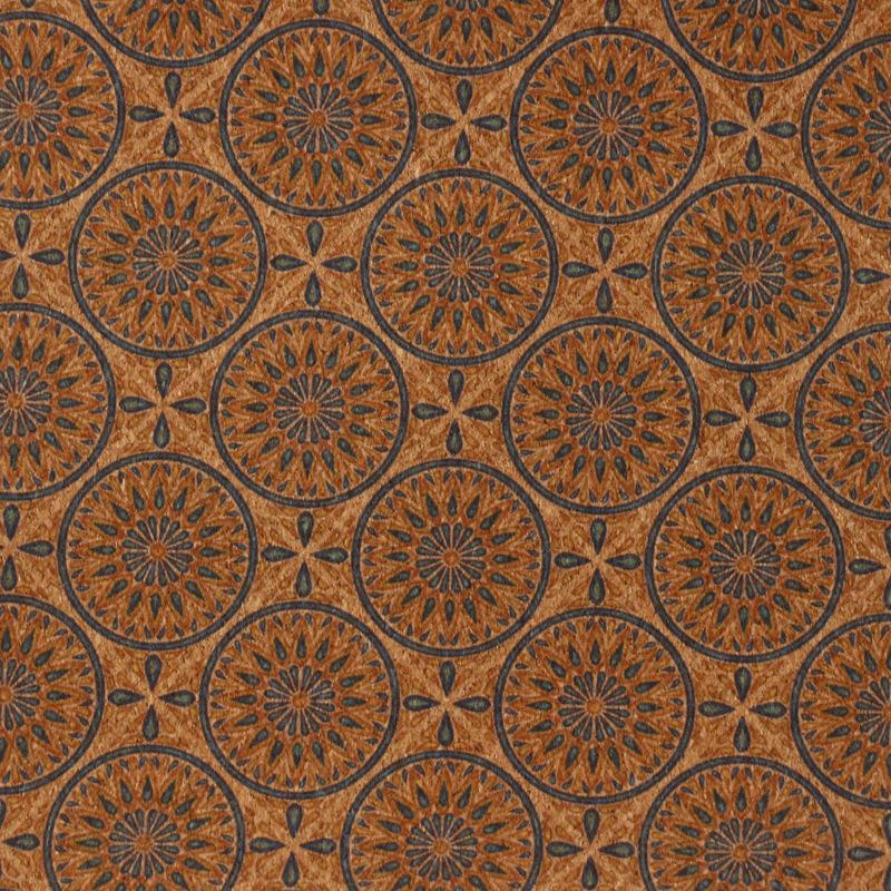 Designer 0.45 mm Organic Vegan Synthetic Printed PU Leather Cork Fabric for Clothing Bags Shoes Making Phone Case Cover Notebook