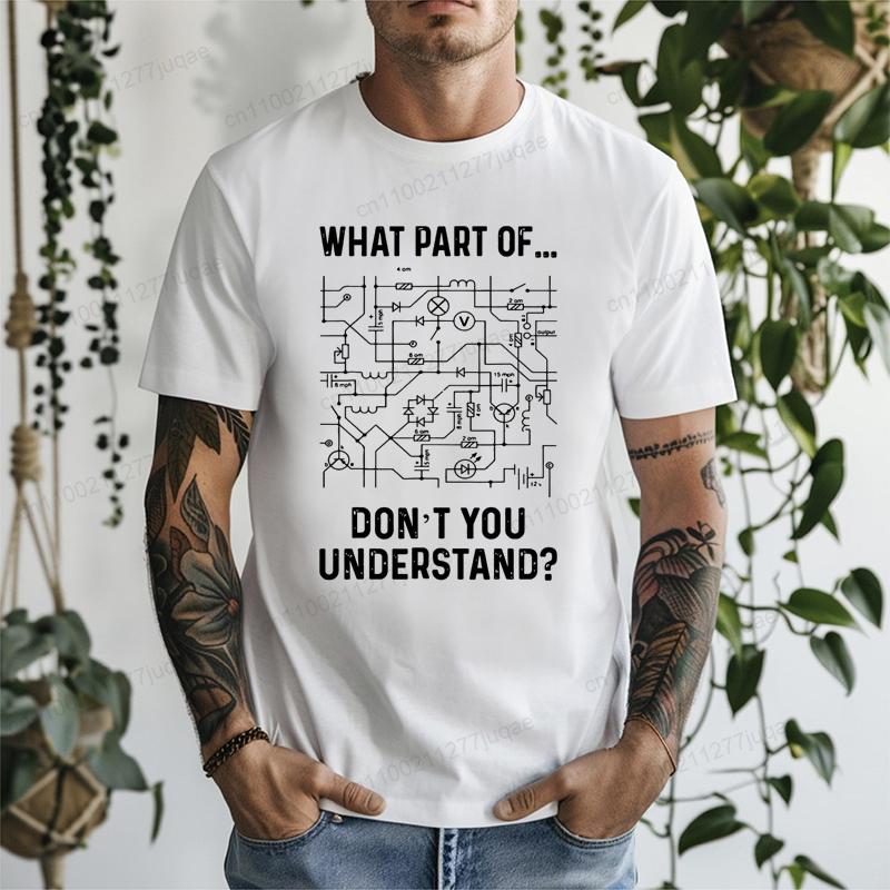 Electrical Engineer Engineering Sarcasm Engineer Funny Print Men s T-Shirt Graphic Tees for Men and Women Tops Tees Streetwear S разноцветный
