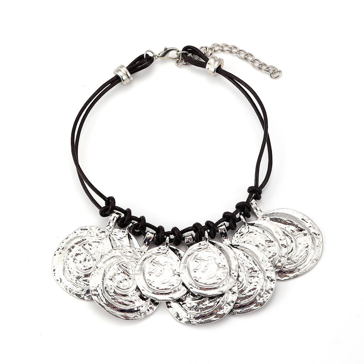 

«Женское преувеличенное ожерелье Z Tag 2024» серебряный