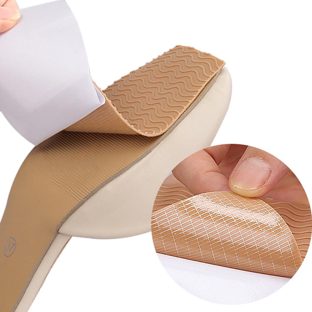 2pcs Shoe Soles Anti-slip Stickers Forefoot Wear-resistant Non-slip Pads Self-adhesive Shock-absorbing Sole Protection Stickers