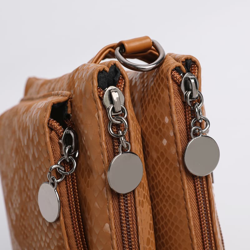 Strukturierte Pendler-Umhängetasche Messenger-Tasche Clutch