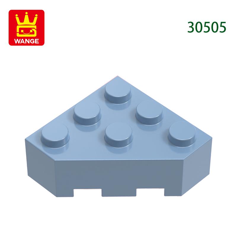 

Non-Toxic 48Pcs/Lot 30505 3X3 Wedge Chamfer 6Holes On Each Side Building Blocks Moc Color Accessories Compatible With Brick Diy Toys about 48pcs