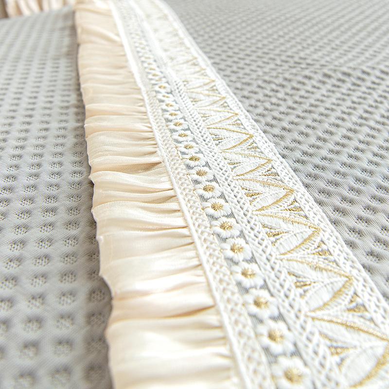 Light French Cool Bean Sofa Cushion Summer Mat Cushion Summer Non-Slip Leather Sofa Cover Towel