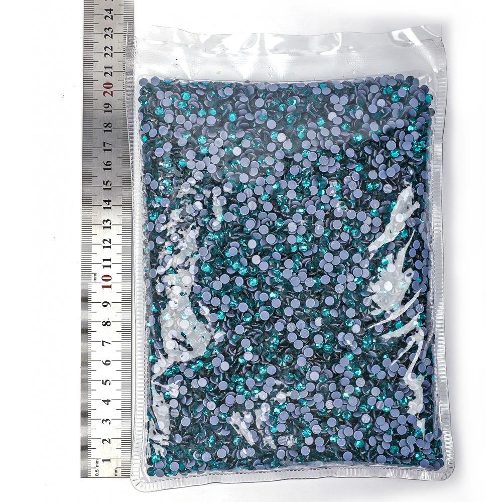 

Weichen Имитация австрийского горячего бриллианта Биг-Бэг, Сетка Клей Стекло Стразы Термоплавкий клей Дно Сверло Аксессуары для одежды SS6 #14400 pcs/pack
