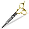 6.0" Napson 440C Hairdressing Scissors: Straight, Serrated, Thinning for Salon.