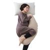 Tamahiyo SHOP Body Pillow for Pregnant Women - Short (Light Brown) - Compatible with Nursing Cushions