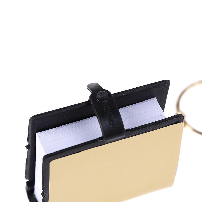 Mini English Holy Bible Keychain Religious Christian Jesus Cross Key Ring