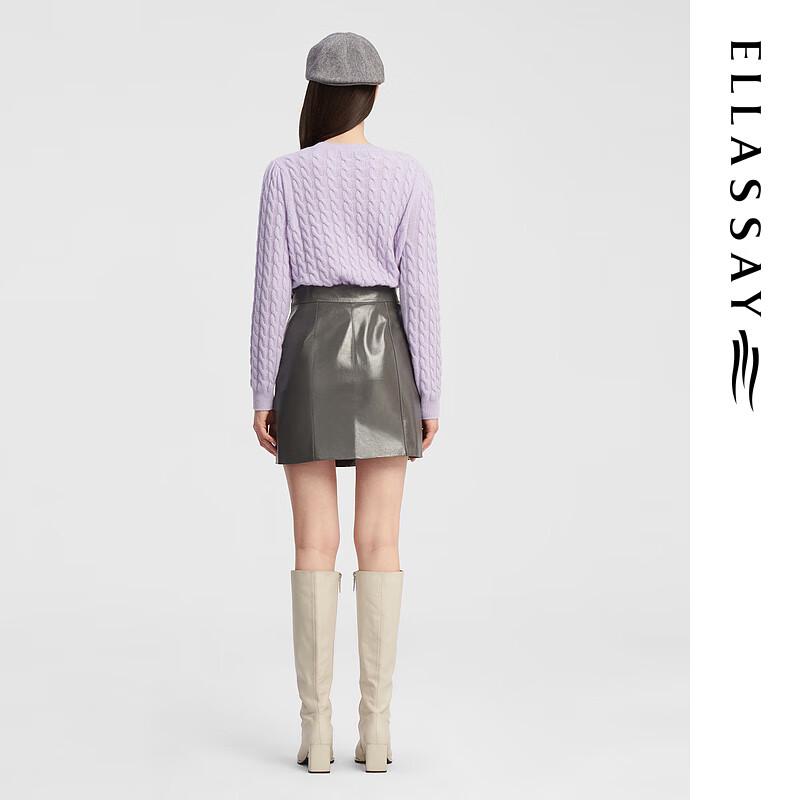 ELLASSAY Women's Wool Cashmere Knit Sweater