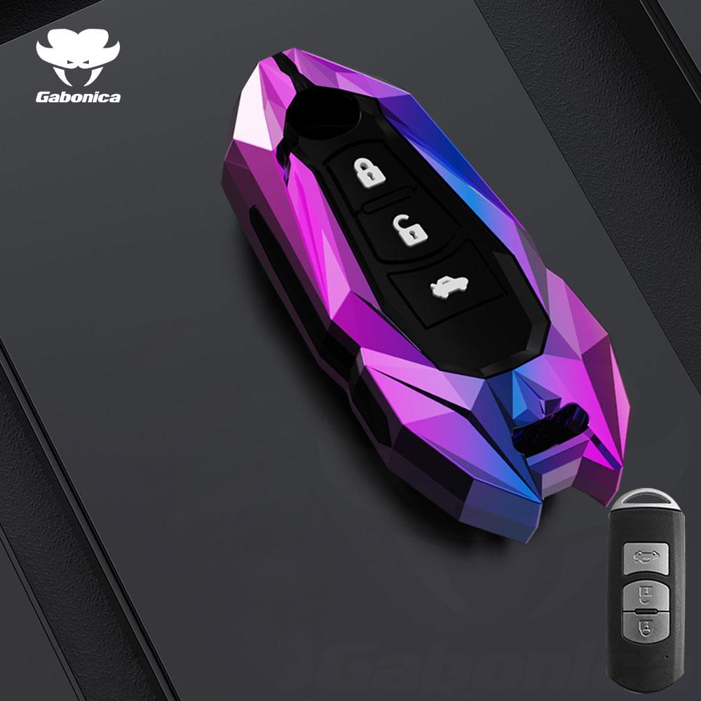 New 2 3 Buttons Zinc Alloy Car Key Fob Case Cover For Mazda 2 3 6 Atenza Axela Demio Cx30 Cx-4 Cx-5 Cx5 Cx-3 Cx7 Cx8 Cx-8 Cx-9