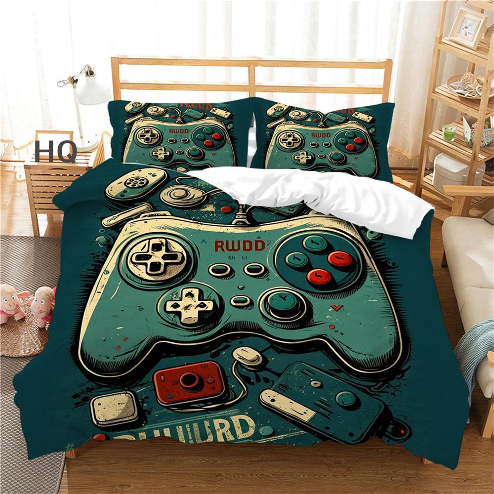 Trösterbezug-Set für Teenager, 3D-Spielekonsolen-Druck, Heimtextilien aus hochwertigem Polyester