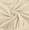 Skandinavische Stuhlhusse Cremefarben Jacquard