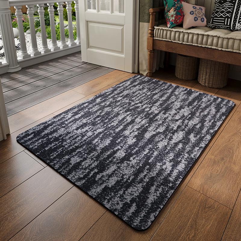 Eingangsfußmatte Eingangstürmatte Haustürmatte Rutschfeste Fußmatte Leichter Luxus Wohnzimmer Veranda Teppich Schmutzabweisende Matte 45x75cm