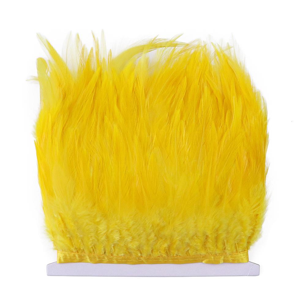 

1 Meter Mint Green Saddle Rooster Feather Fringe Trim 10-15CM Pheasant Feathers Ribbon for Crafts Party Dress Plumes Decoration золотистый