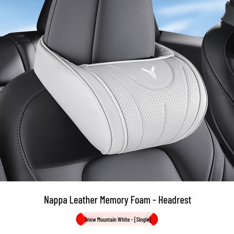 Lantu Car Seat Cushion, Headrest & Neck Support Pillow for All Seasons