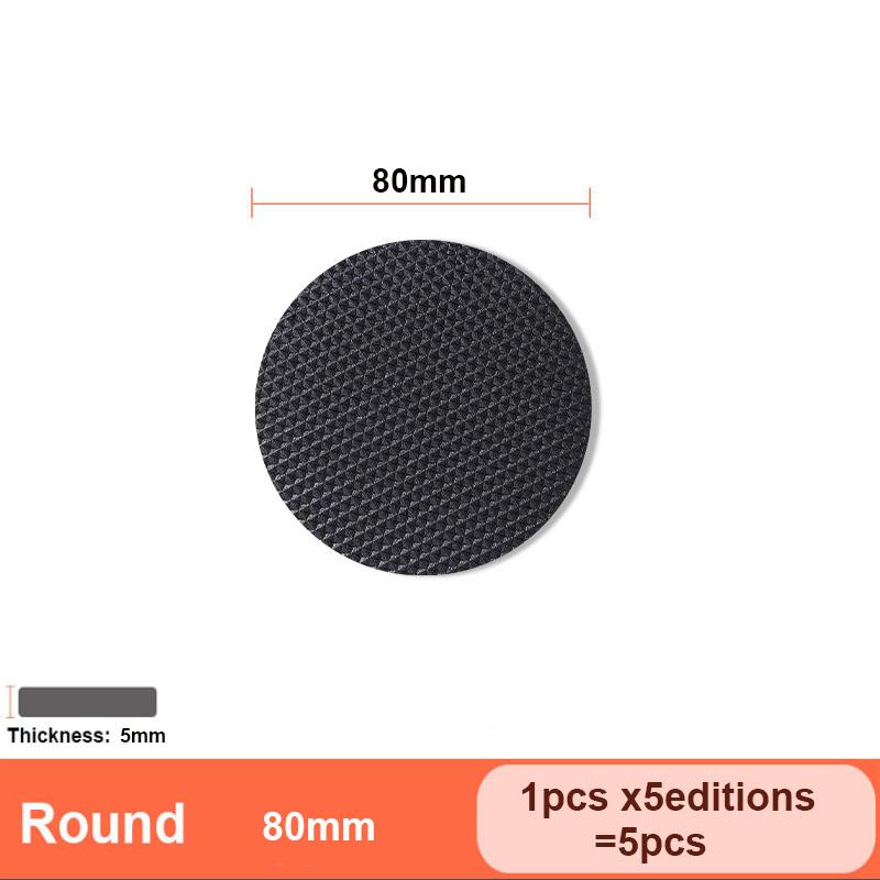 

1~16pcs Self-Adhesive Anti-Slip Rubber Pads, Round/Square Chair Leg Protectors, Table Foot Cushions, Anti-Collision Furniture