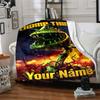 Plants Vs. Zombies Customize Your Name Blanket Cozy Customizable Blanket Comfortable Versatile for Nap Seaside Living Room Picnics