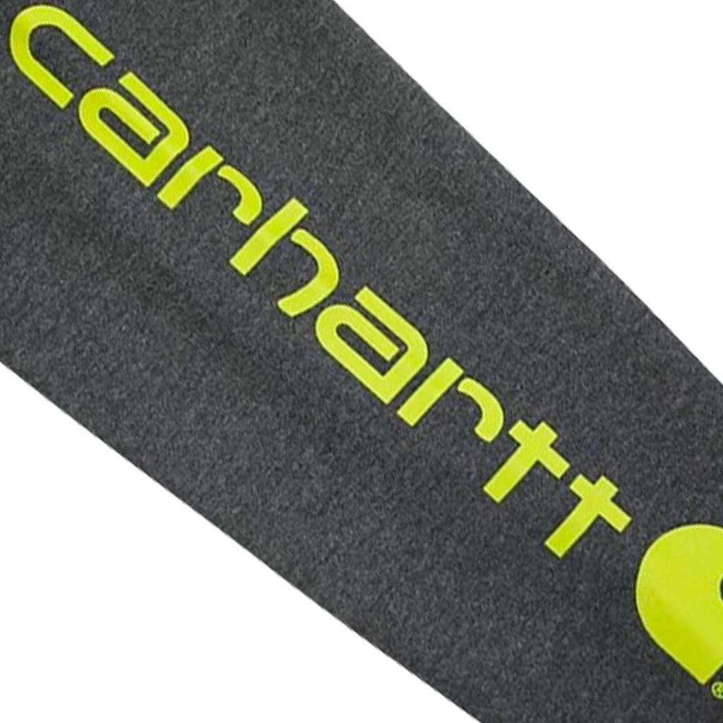 Carhartt K288 XL Pullover Hoodie with Graphic Logo and Loose Men's Carbon_Heather(026) Fit.