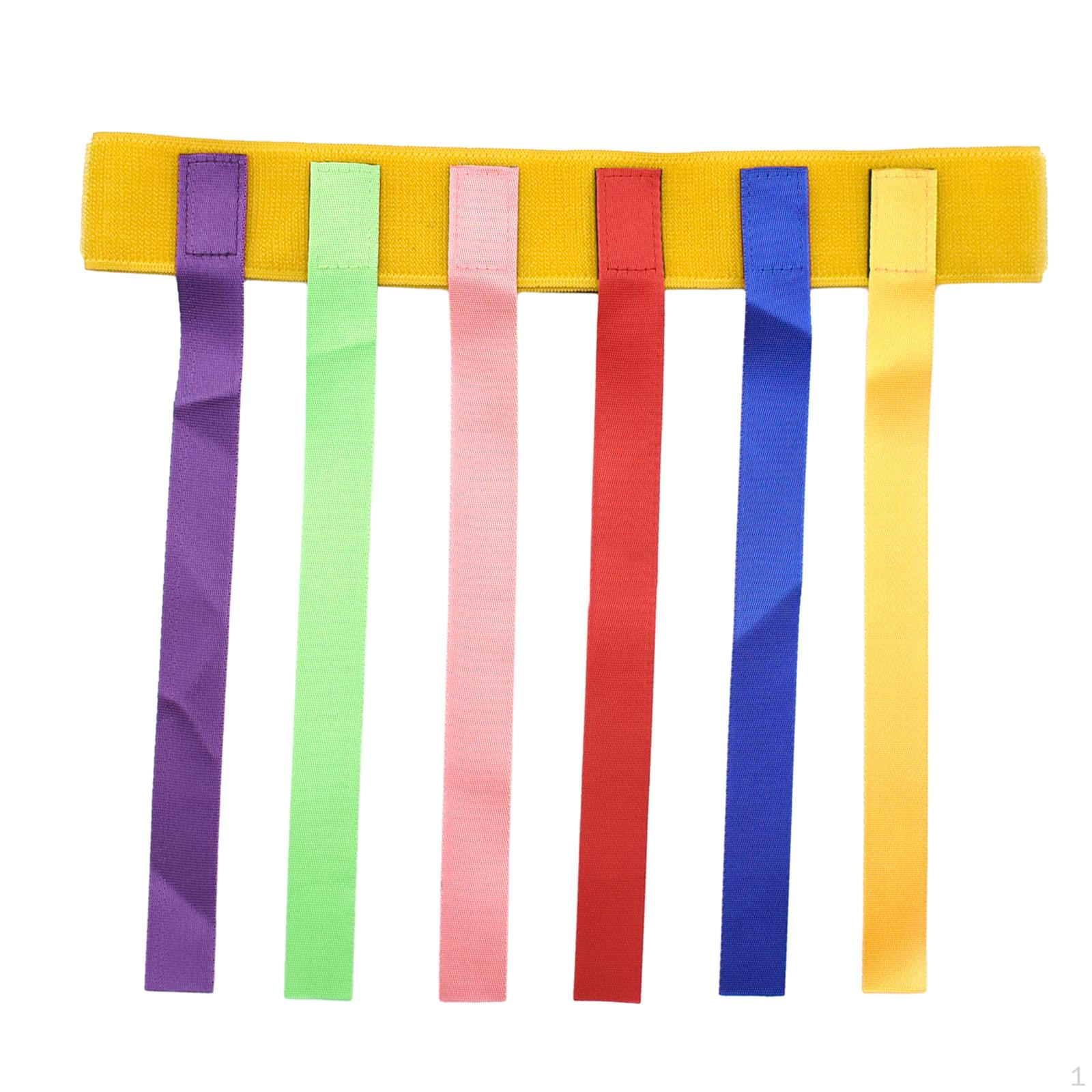 Pull Tail Game Belt Carnival Games Elastic Sensory Training Kids Chasing Grasping The жёлтый