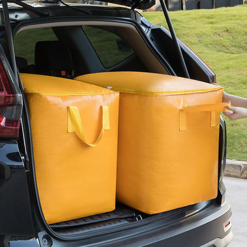 2/4 Pcs Storage Bag Extra Large Duty Moving Bag Waterproof Foldable  Easy To Organize Winter Clothing, Shoes And Quilt Storage